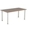 TC One Fraction Plus Rectangular Meeting Table - 1600 x 800mm - Grey Oak