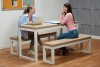 Spaceright Cube Table & Bench Set