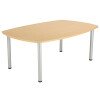 TC One Fraction Plus Boardroom Table - 1800 x 1200mm - Nova Oak