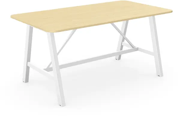 Elite Alto High Bench Table - 2200 x 1200 x 1050mm - Ash