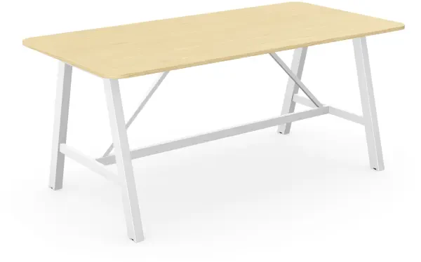 Elite Alto High Bench Table - 2400 x 1200 x 1050mm - Ash