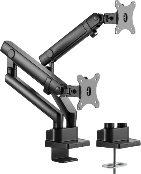 ABL Sigma Double Spring Assisted Monitor Arm - Black