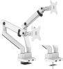 ABL Sigma Double Spring Assisted Monitor Arm - White