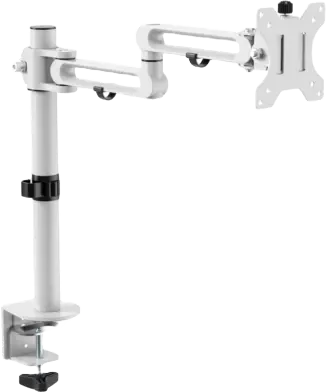 white monitor arms