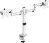 ABL Strela Twin Screen Monitor Arm - White