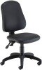 TC Calypso Vinyl Operator Chair - Black