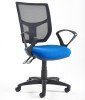 Dams Altino Operator Chair with Fixed Arms - Blue