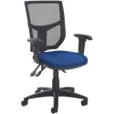 Dams Altino Mesh Back Asynchro Operator Chair with Adjustable Arms