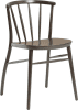 Zap Albany Spindle Back Sidechair - Antique Grey