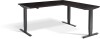 Lavoro Advance Corner Height Adjustable Desk - 1800 x 1600mm - Wenge