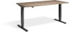 Lavoro Advance Height Adjustable Desk - 1400 x 800mm - Grey Nebraska Oak