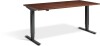 Lavoro Advance Height Adjustable Desk - 1600 x 800mm - Natural Dijon Walnut