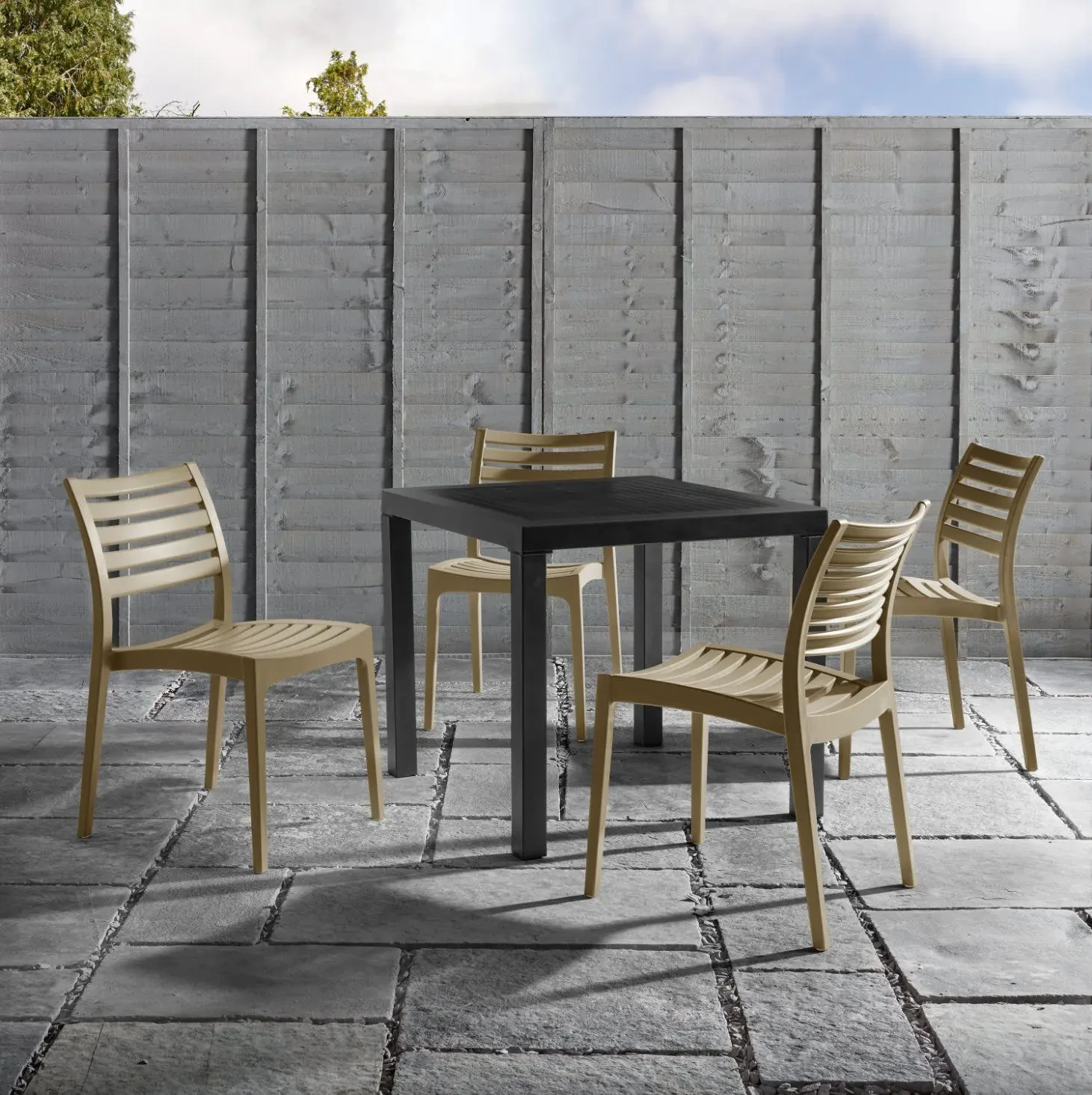 square table and chairs