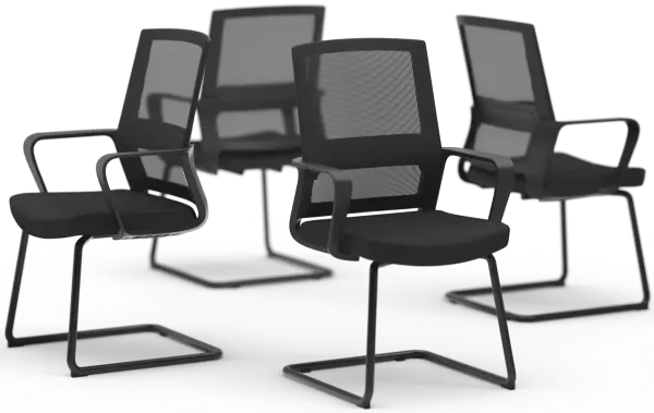 Formetiq Oslo Mesh Cantilever Chair - Pack of 8