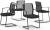 Formetiq Madrid Cantilever Mesh Chair - Pack of 4