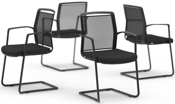 Formetiq Madrid Cantilever Mesh Chair - Pack of 8