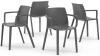 Formetiq Palermo 4-Leg Chair with Integrated Arms - Pack of 4