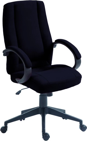 Nautilus Dorset Fabric Manager Chair - Black