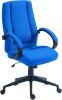 Nautilus Dorset Fabric Manager Chair - Blue
