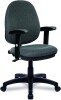 Nautilus Java 100 Operator Chair with Adjustable Arms - Grey