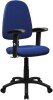 Nautilus Java 100 Operator Chair with Adjustable Arms - Blue