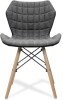 Nautilus Amelia Lightweight Fabric Chair - Grey