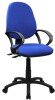 Nautilus Java 300 Operator Chair with Fixed Arms - Blue