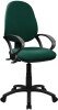 Nautilus Java 300 Operator Chair with Fixed Arms - Green