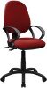 Nautilus Java 300 Operator Chair with Fixed Arms - Red