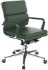 Nautilus Avanti Bonded Leather Swivel Chair - Forest Green