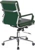 Nautilus Avanti Bonded Leather Swivel Chair - Forest Green