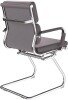 Nautilus Avanti Bonded Leather Cantilever Chair - Grey