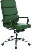 Nautilus Avanti Bonded Leather Chair - Forest Green