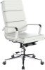 Nautilus Avanti Bonded Leather Chair - White