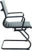 Nautilus Aura Medium Bonded Leather Visitor Chair - Black Frame