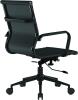 Nautilus Aura Medium Bonded Leather Chair - Black Frame