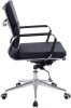 Nautilus Avanti Bonded Leather Swivel Chair - Black