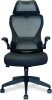 Nautilus Canis High Back Mesh Chair with Folding Arms - Black