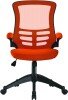Nautilus Luna Designer Mesh Chair - Orange