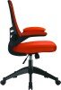 Nautilus Luna Designer Mesh Chair - Orange
