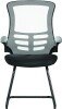 Nautilus Luna Designer Mesh Cantilever Chair - Grey