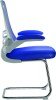 Nautilus Luna Designer Mesh Cantilever Chair - Blue