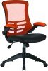 Nautilus Luna Designer Mesh Chair - Two Tone - Orange