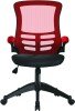 Nautilus Luna Designer Mesh Chair - Two Tone - Red