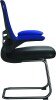 Nautilus Luna Designer Two Tone Mesh Cantilever Chair - Blue