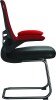 Nautilus Luna Designer Two Tone Mesh Cantilever Chair - Red