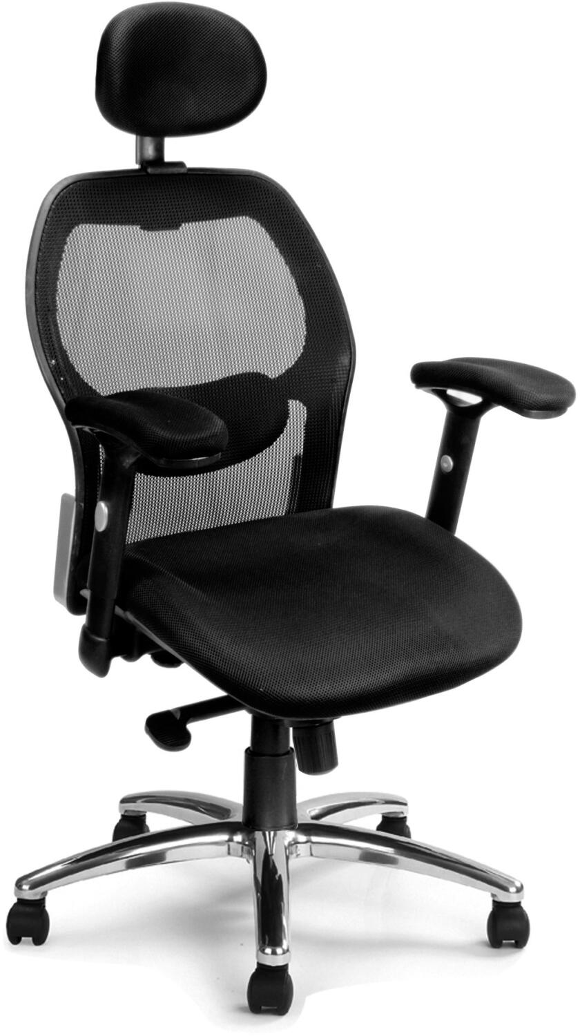 high back office chair with adjustable lumbar support