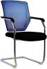 Nautilus Nexus Two Tone Designer Mesh Visitor Chair - Blue