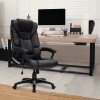 Nautilus Titan Oversized Leather Effect Executive Chair - Black