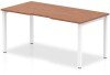 Dynamic Evolve Plus Bench Desk Single - 1400 x 800mm - Walnut